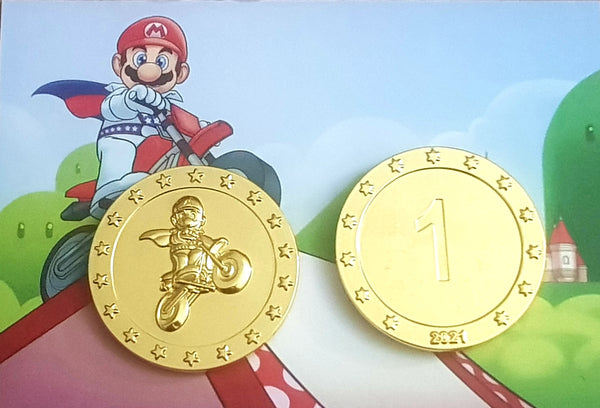 Stunt Bike Mario - Limited Edition Coin