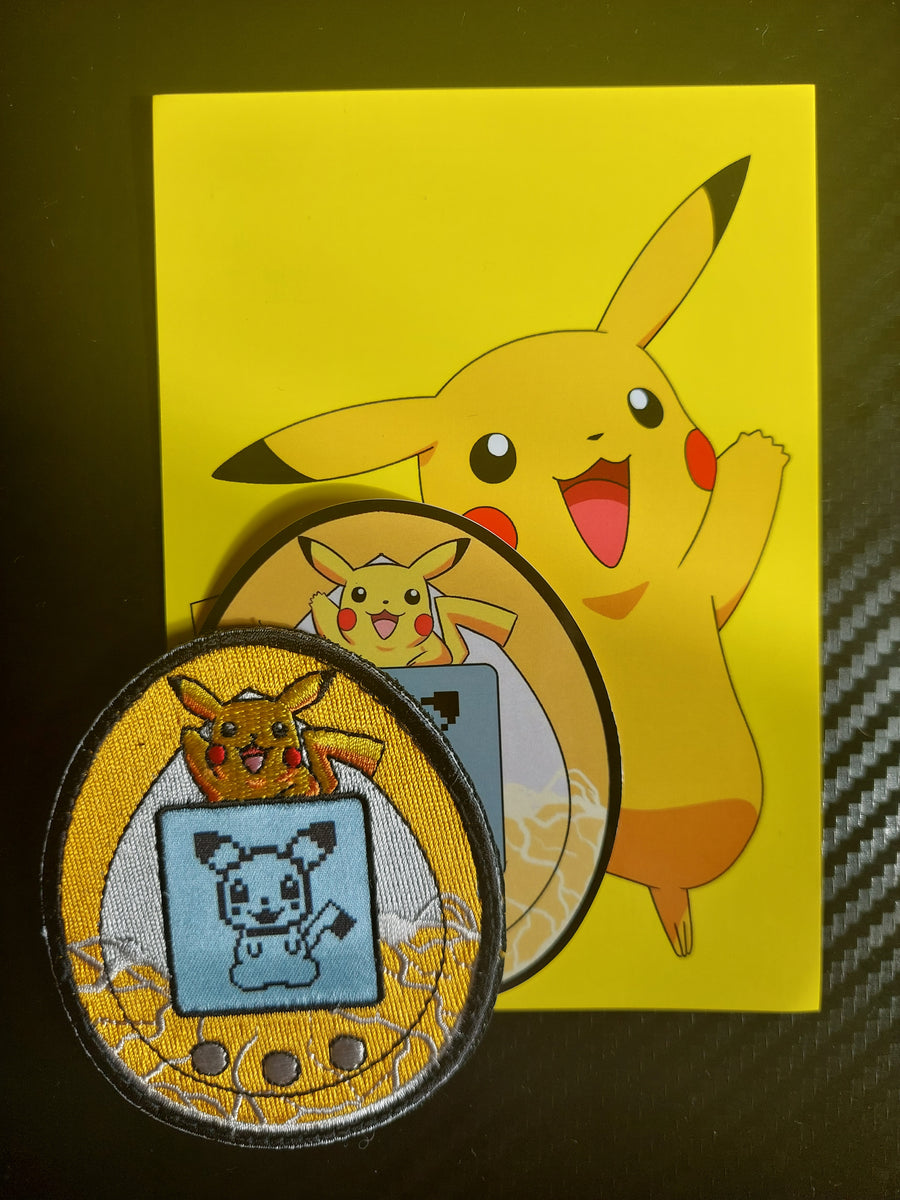 Pokemon Pikachu Morale Patch  Custom Velcro Morale Patches