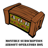 AOB Logo, Airsoft Operators Box Subscr