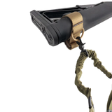 Buttstock rifle sling adapter