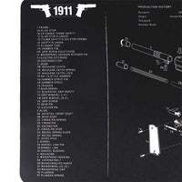 1911 Gun cleaning/tech mat