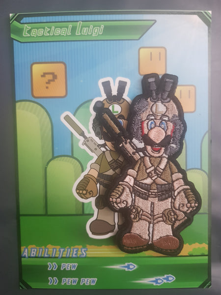 Embroidered Tactical Luigi Morale Patch