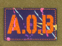 A.O.B Splatter Laser Cut Morale Patch - Limited Edition