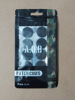 10 x 25mm Patch coins