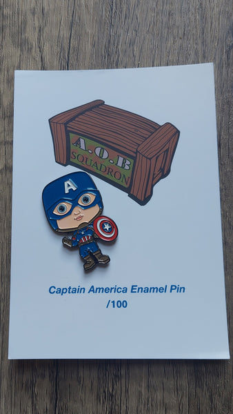 Captain America - Enamel Pin Badge