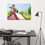 Stunt Man Mario Poster
