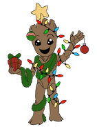 Christmas Groot Patch