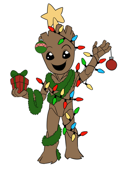 Christmas Groot Patch