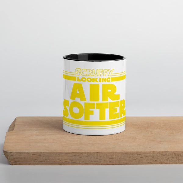 Scruffy Airsofter - Mug with Color Inside