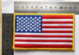 Large Embroidered USA flag Patch